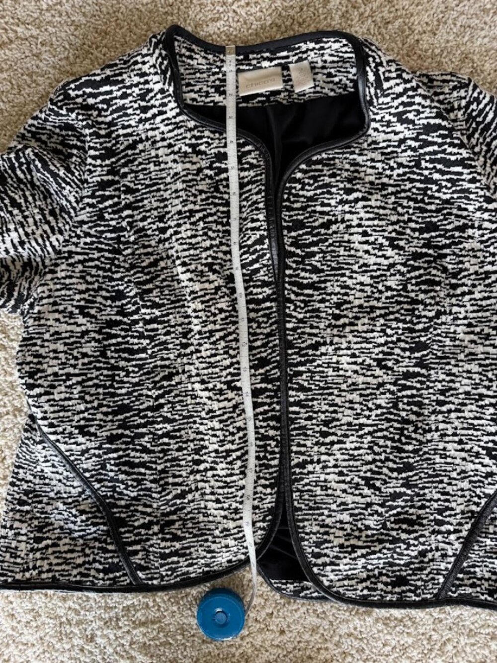 Black and white Chico's jacket